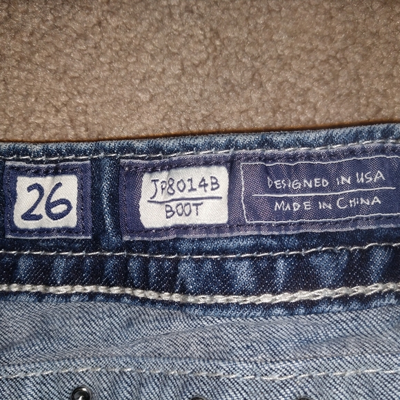 Euc Miss Me Bootleg Jeans Size 26 31 inseam - Picture 8 of 8